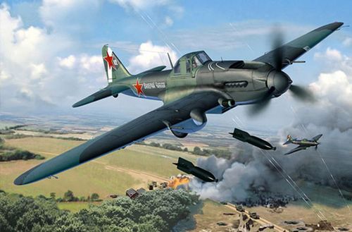 资料图:被称为会飞的"坦克":伊尔-2强击机