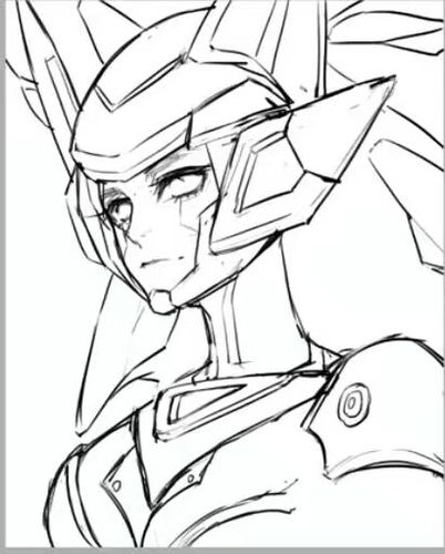 王者荣耀孙尚香的简笔画