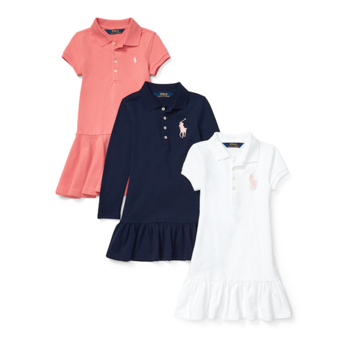 polo ralph lauren/拉夫劳伦马球 18秋冬新款 女童装 印大马标针织