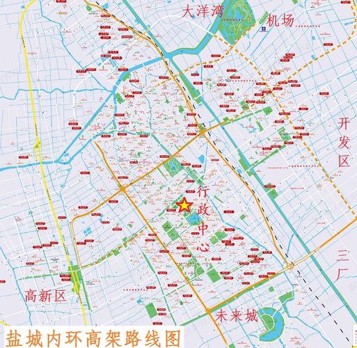 盐丰快速通道工程项目公布了,涉及多条线路