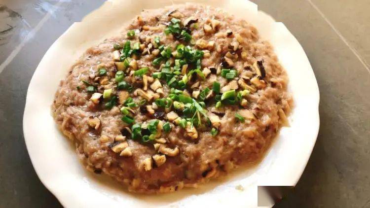 香菇蒸肉饼