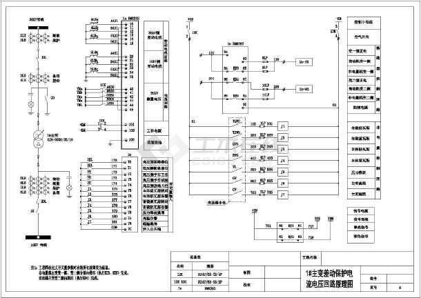 35kv变电站电气二次系统控制原理图