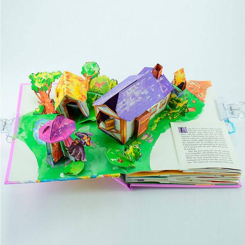英文原版外国少儿童话故事书cinderella pop-up book灰姑娘立体书