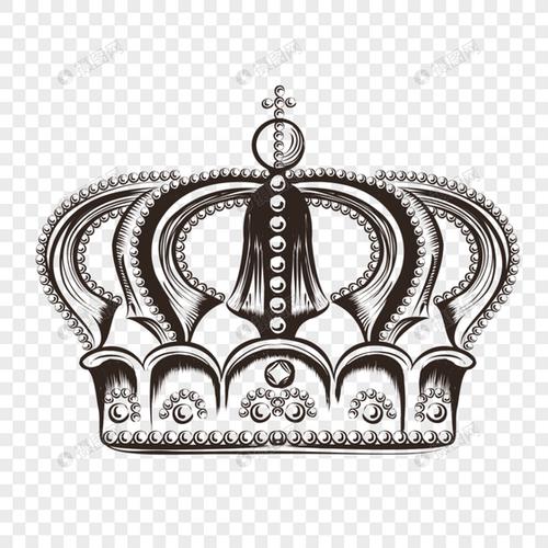 线描钻石皇冠