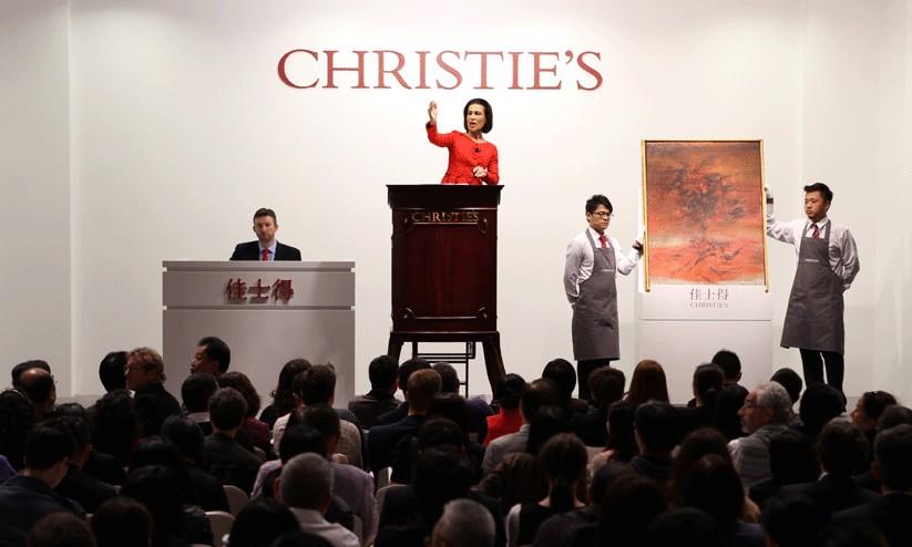 佳士得在香港会展中心举行的《亚洲二十世纪及当代艺术》秋季拍卖会