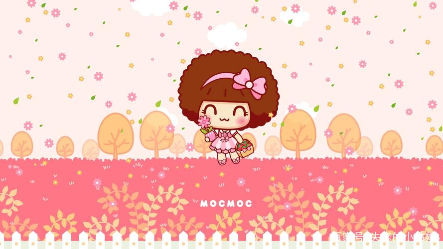 摩丝摩丝粉红春天超清电脑桌面,分辨率为1920x1080