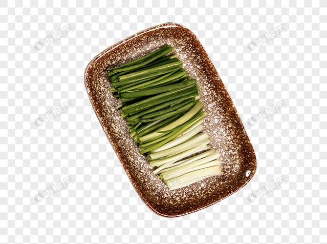 小葱调味大蒜高清图片素材