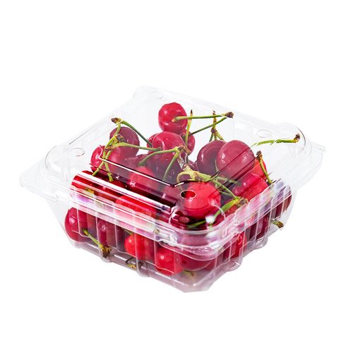 蔬果乐250m厂家直销 透明水果盒 车厘子樱桃西梅盒半斤装