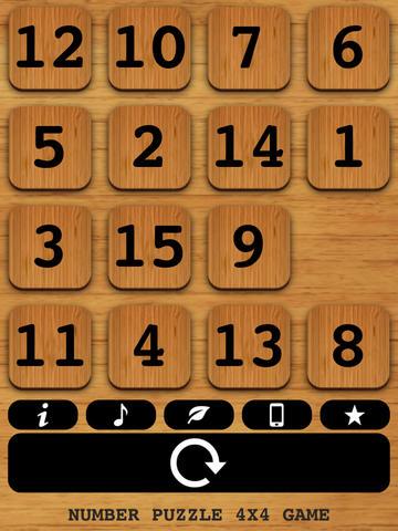 数字拼图4x4 - 免费游戏