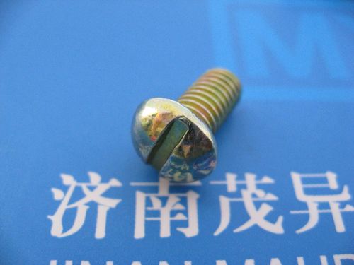 镀锌开槽盘头螺钉gb67,m 6乘12(6)