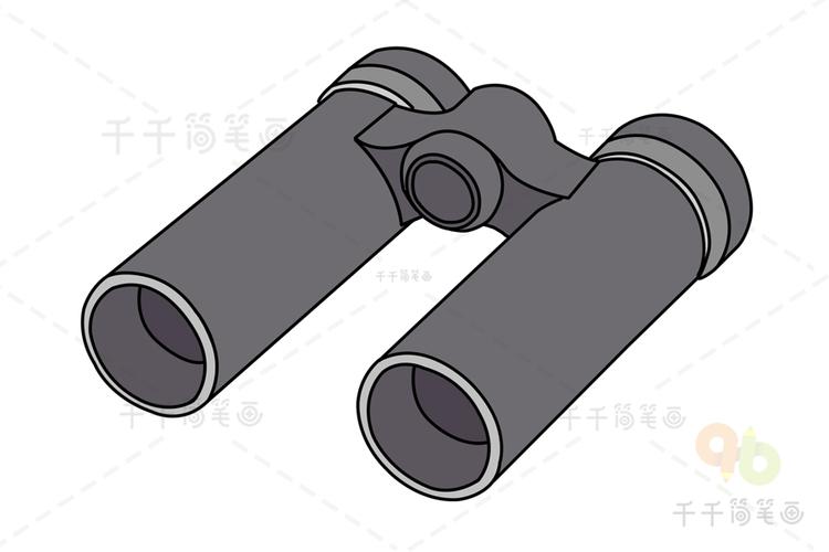 望远镜简笔画步骤图生活用品简笔画