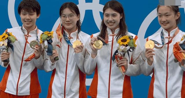 7月29日,在刚刚结束的女子4x200自由泳接力中,中国组合以破世界纪录
