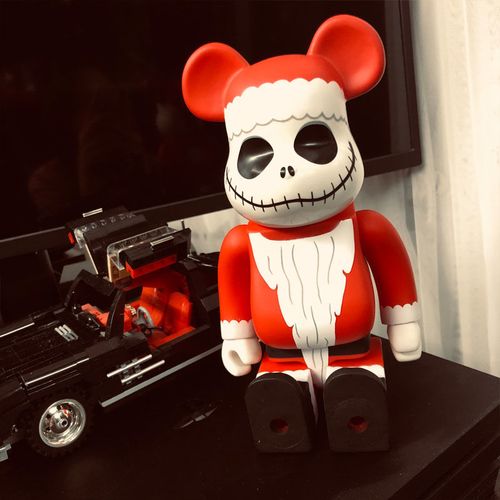 暴力熊手机壁纸 rbrick,暴力熊手机壁纸 iphone bearbrick暴力熊积木熊圣诞夜惊魂杰克潮流公仔玩偶