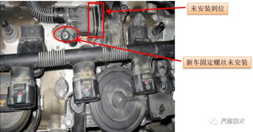 进气歧管有真空,则气体进入进气歧管;如进气歧管压力大,则止回阀关闭