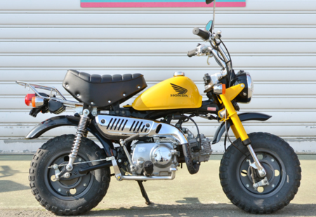 本田猴子历年有多种不同的版本,较多的是z50,以及近年来的msx125等.