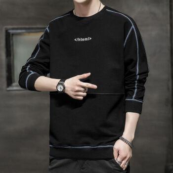 嘻哈街头旧卫衣男2022年韩版男士春季休闲学生潮牌卫衣新款日系加绒