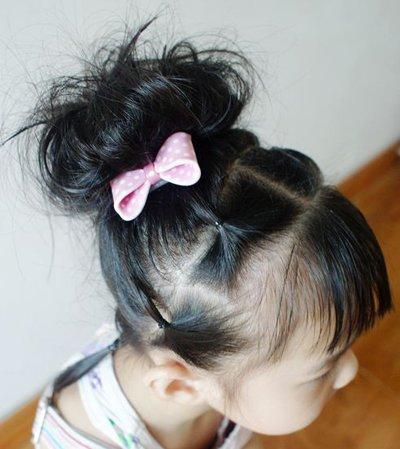 学生短发扎法图片步骤 小学生短发怎么扎好看