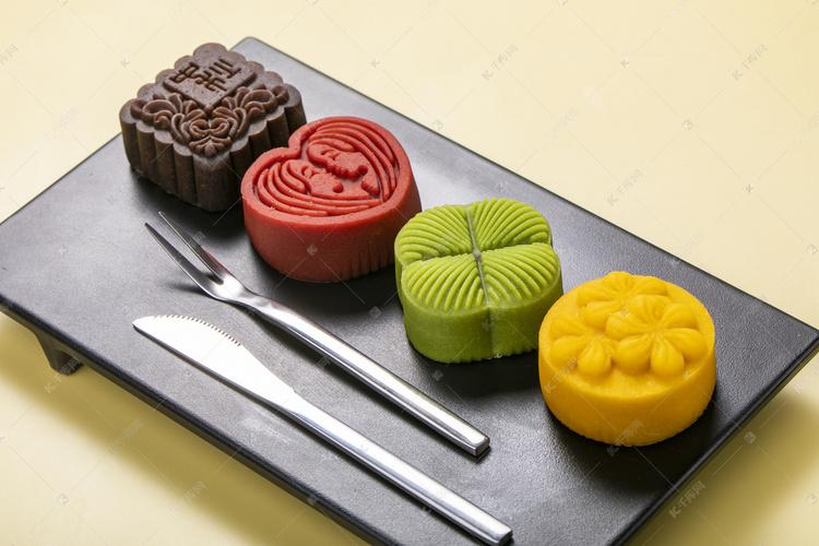 五颜六色的月饼