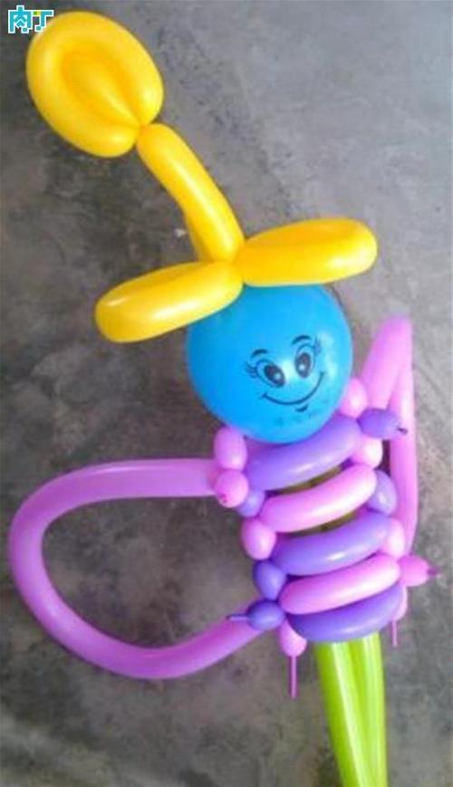 【组图】长条魔术气球制作教程 背带娃娃的做法图解,魔术气球做玫瑰花