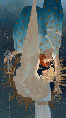 惊鸿一瞥°|高级插画档°|插画师 : aw.anqi