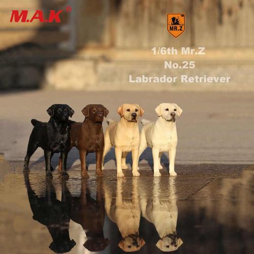 25 labrador retriever dog animal statue model toy 4 colors for