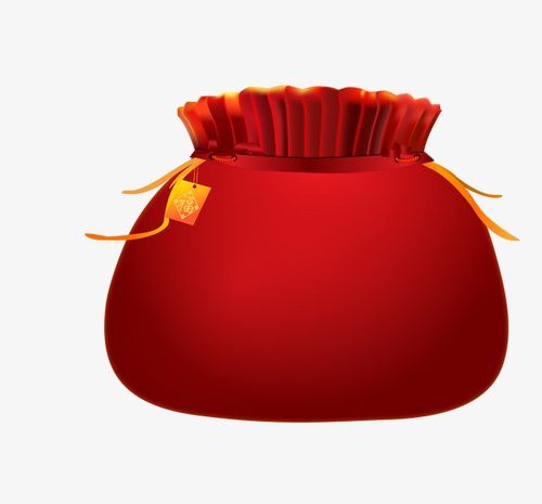 钱袋 红色钱袋 矢量钱袋