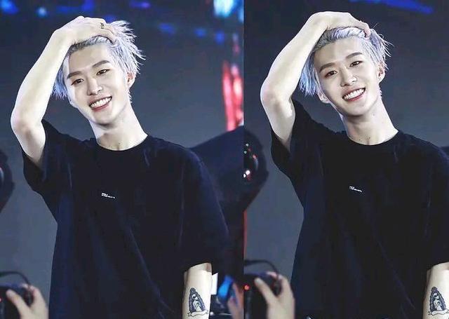 范丞丞真的越来越帅了,银发的范丞丞帅气十足!