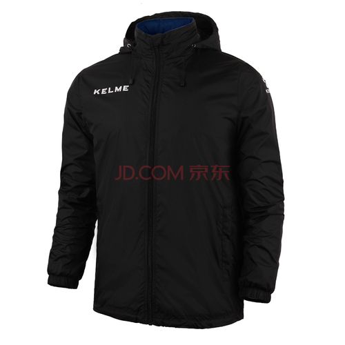 kelme卡尔美运动风雨衣男女情侣防风衣防水连帽足球训练服外套k15s604