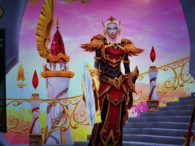 跑去部落建了个血精灵一天升到50拿到传承护甲,挺好看