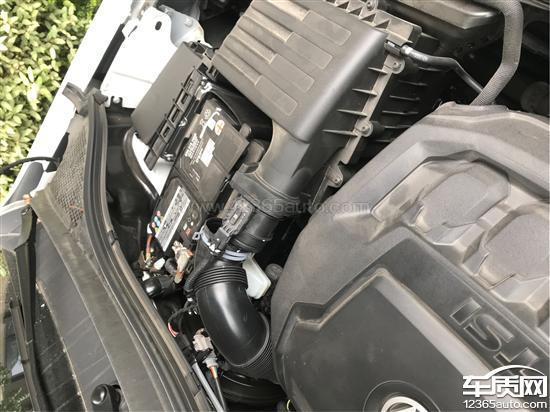 上汽大众途观l发动机进气管脱落失去动力
