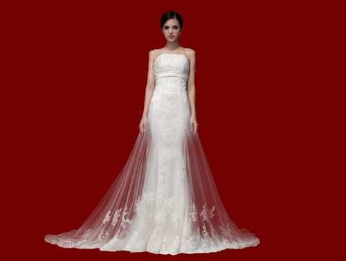 婚纱抠图-薄透露