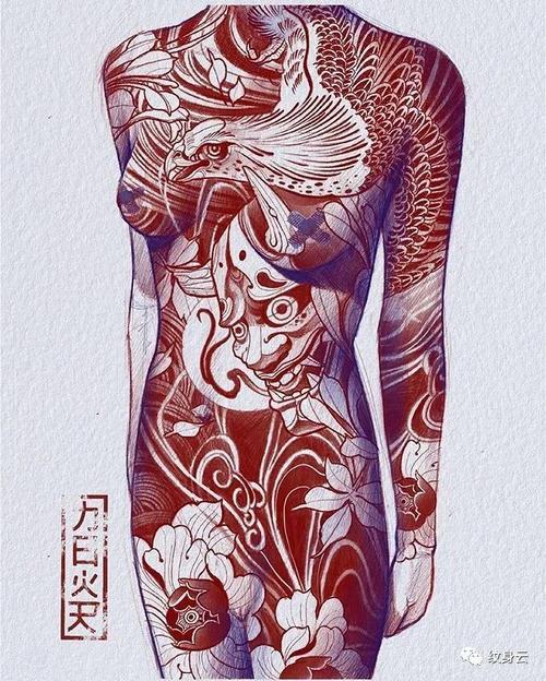 分享:tattoo| 传统纹身素材手稿