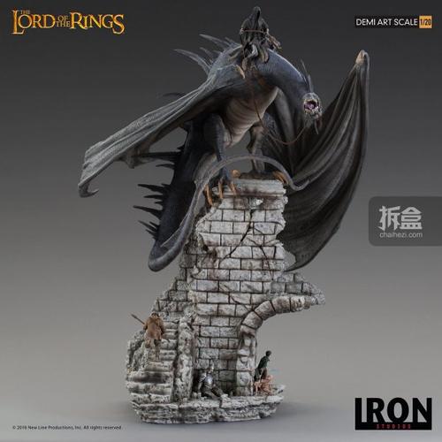 ironstudios指环王魔戒戒灵龙120场景雕像