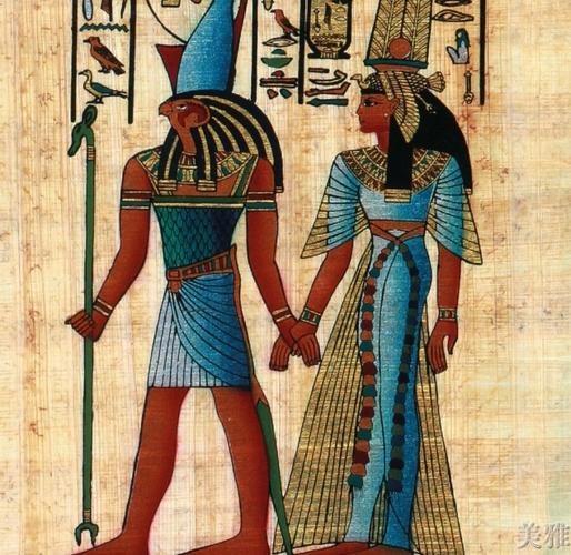 古埃及绘画欧式装饰画瑜伽馆美容会所挂画酒吧咖啡厅酒店墙画芯