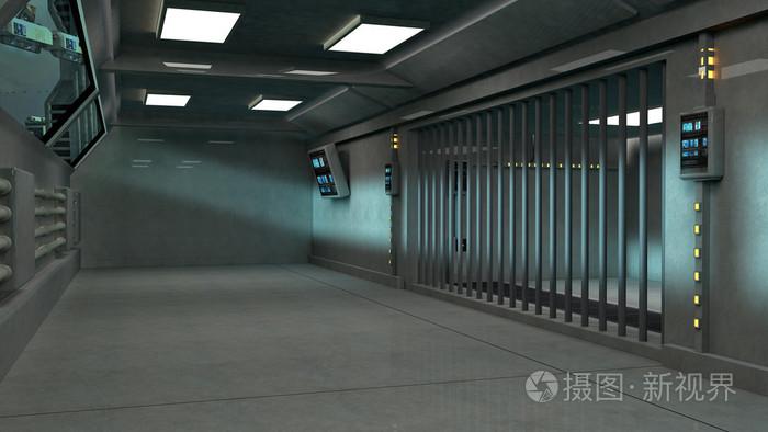 未来的室内和监狱