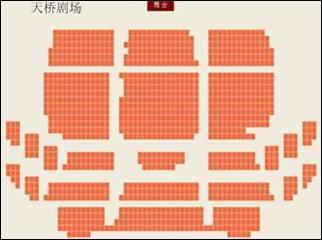 资料图片:国家话剧院--天桥剧场座位图