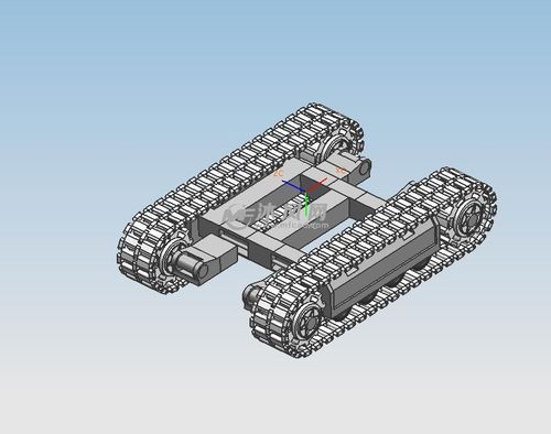 履带底盘模型