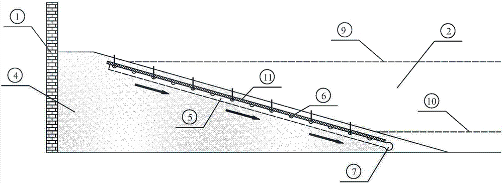 一种淤泥质海岸人工沙滩减缓泥化的抽泥管廊系统的制作方法