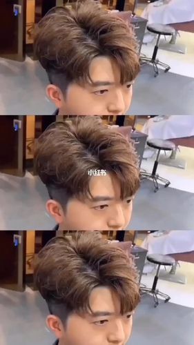 男生发型,纹理三七分 烫型不烫卷 微微纹理 蓬松_男士发型_发型_染发