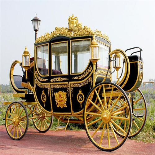 欧式皇家马车旅游观光景区牛车婚庆婚礼道具四轮马车