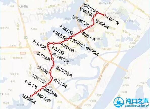 说好的沌口有轨电车枫树四路预留站呢?