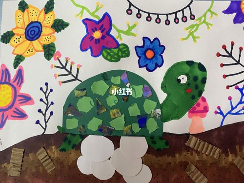 《产卵的海龟》| 创意儿童画_儿童画_文化_绘画