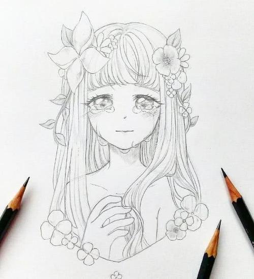 艺术,画画,线稿,漫画,少女漫