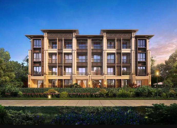 和18栋叠加别墅,房源为建面约 89-108㎡瞰景高层及120-140㎡水岸叠墅