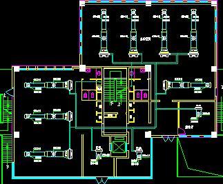 简单的风机盘管平面图贡献出来了-【中南科莱厂家】