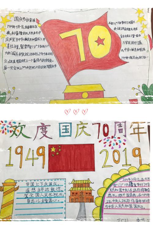 盛世华诞 举国欢庆——三年级国庆手抄报优秀作品