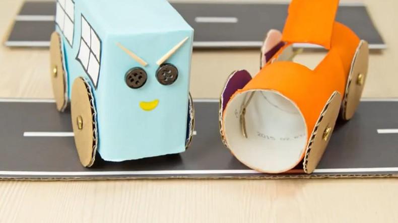 硬纸板怎么做手工?