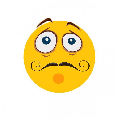 图片大全] 窘迫黄色表情图片