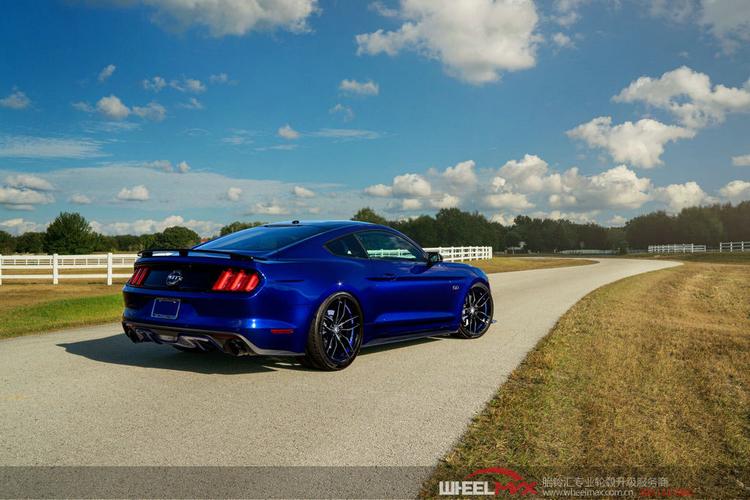 福特野马mustang安装美国大v品牌v-ff105款轮毂