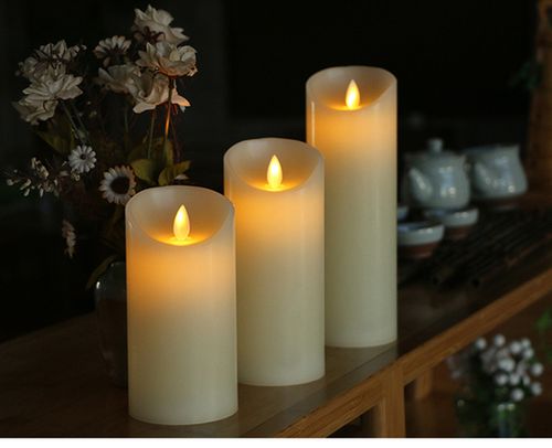 电子蜡烛灯摇摆灯芯仿真石蜡灯假蜡烛婚庆浪漫表白装饰引路灯 led